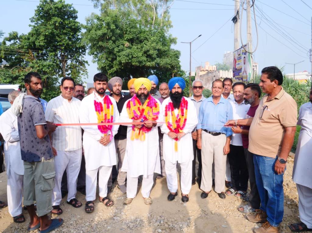 Deputy Speaker Rauri inaugurates development works at a cost of Rs 58 lakh in Ward No 4 of Garhshankar